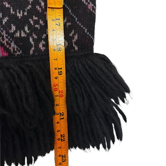 Anthropologie Sleeping on Snow Wool Fringe Sweater Skirt Size Large - Picture 10 of 11